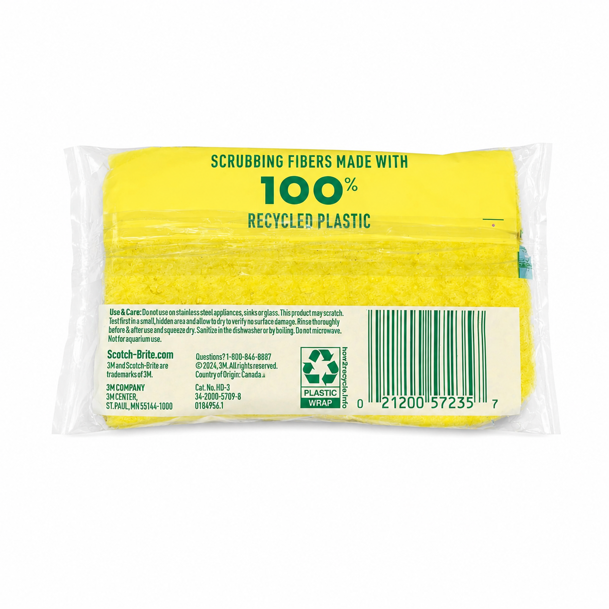 Scotch-Brite Heavy Duty Scrub Sponges 3 Count | 4 PACK