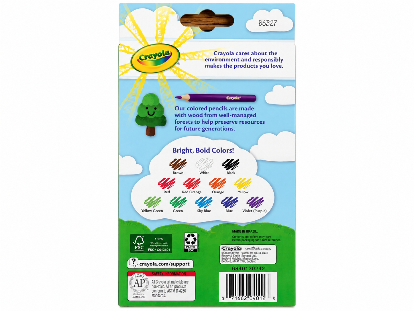 Crayola Colored Pencils, 12 Count (2-Pack Bundle) – 24 Colored Pencils Total, Pre-Sharpened, Non-Toxic
