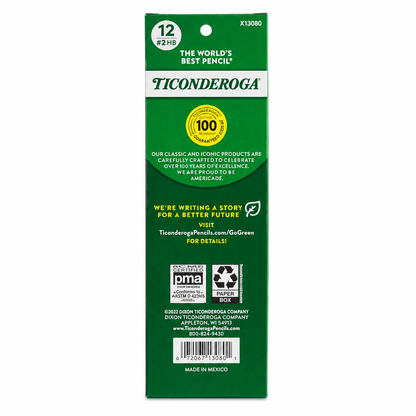 Ticonderoga My First Beginners' Elementary Untipped Wood Pencils 12 Count | 4 PACK